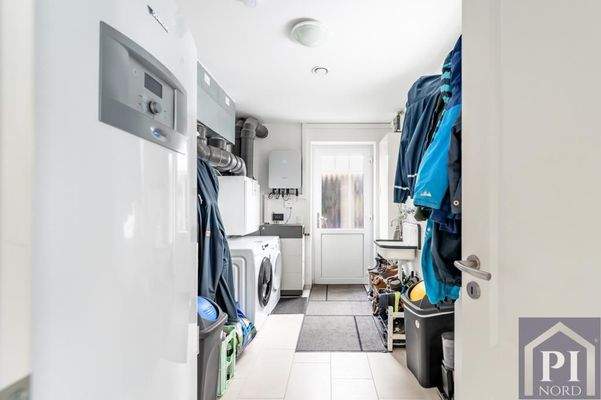 Hauswirtschaftsraum mit moderner Haustechnik