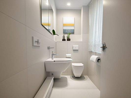 Gäste-WC KI generiert