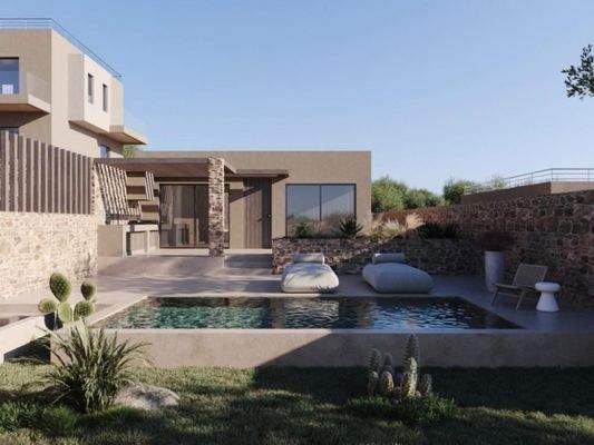 Kreta, Ammoudara: Villa in einer Anlage in Meeresnähe zu verkaufen