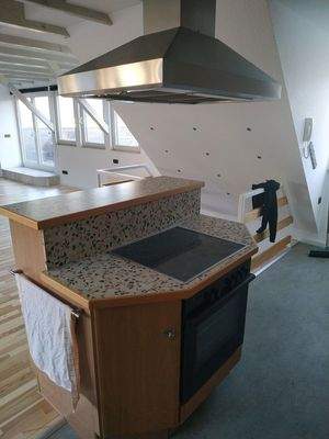 Kochinsel mit Cerankochfeld