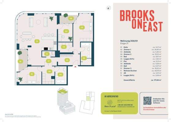 Vertriebsgrundriss WE200+201