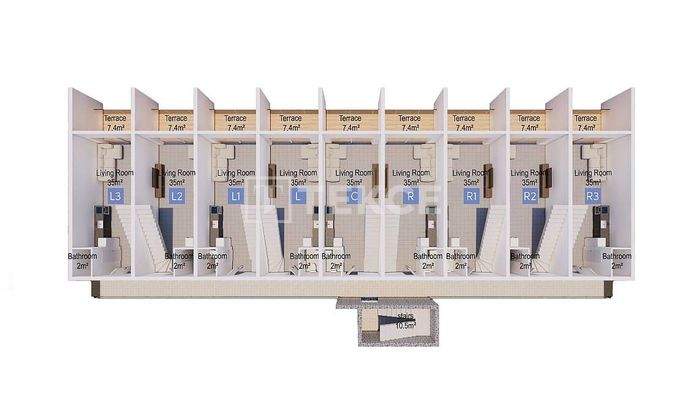 New Flats Close to the Sea in North Cyprus Gazimağusa