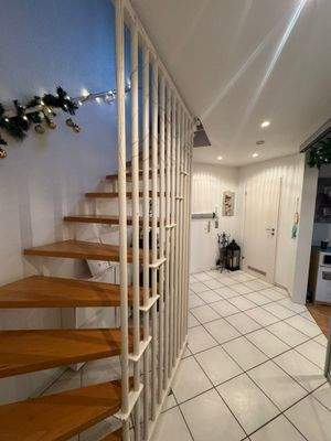 Treppe zum Spitzboden