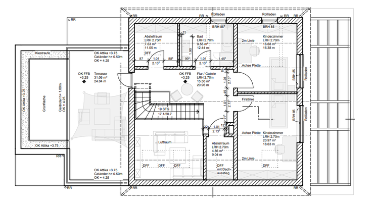 Grundriss Dachgeschoss