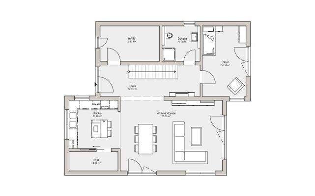 Grundriss Erdgeschoss