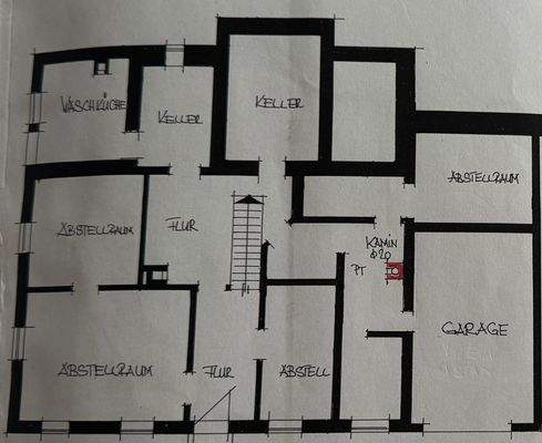 Grundriss Keller EG