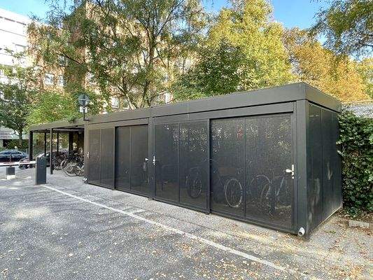 abschließbare Fahrrad-Stellplätze