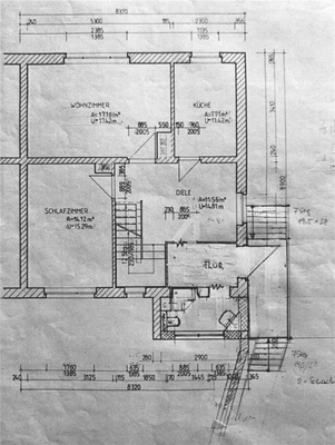 Grundriss EG nach Umbau Bad