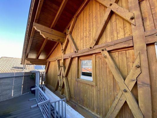 Dachgeschoss Eingang mit Terrasse