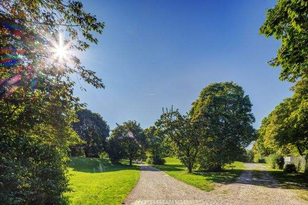 Parkanlage gegenüber des Objektes