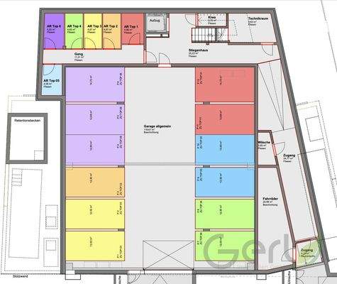 Grundriss Kellergeschoß