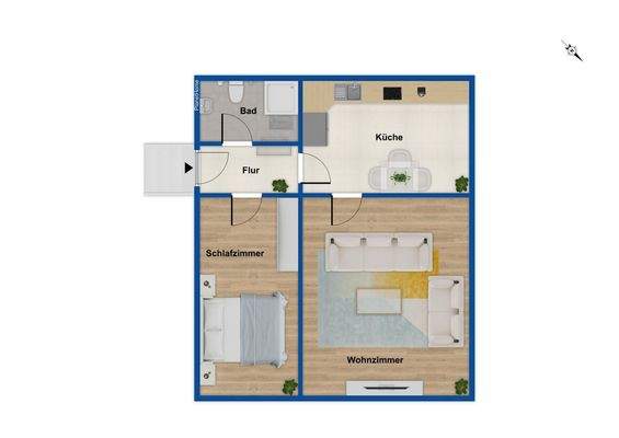 Grundriss 1. Obergeschoss