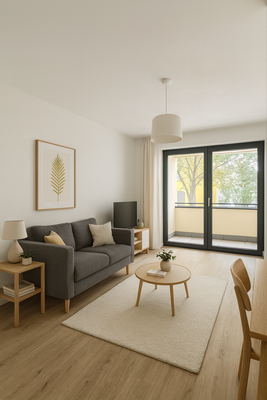 Wohnzimmer Möbliert