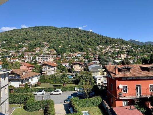 Der Blick Richtung Berge