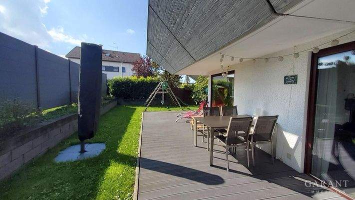 Überdachte Terrasse