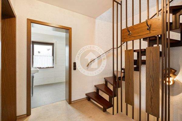 Der Blick in den Flur im Obergeschoss