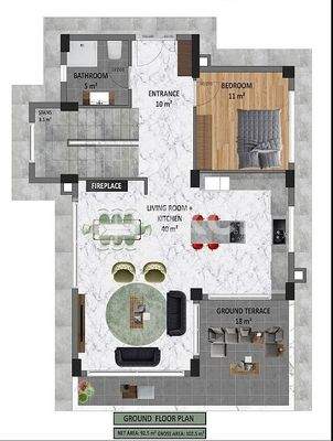 Modern Houses with Panoramic City and Sea Views in Alanya Antalya