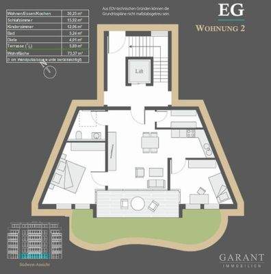 Erdgeschoss - Whg. 2