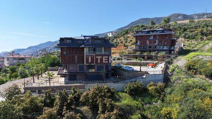 Stylish-Design Apartments in Alanya Cikcilli in Nature