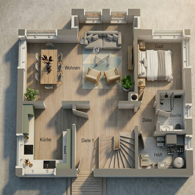 Grundriss Erdgeschoss