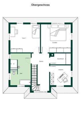Grundriss Obergeschoss