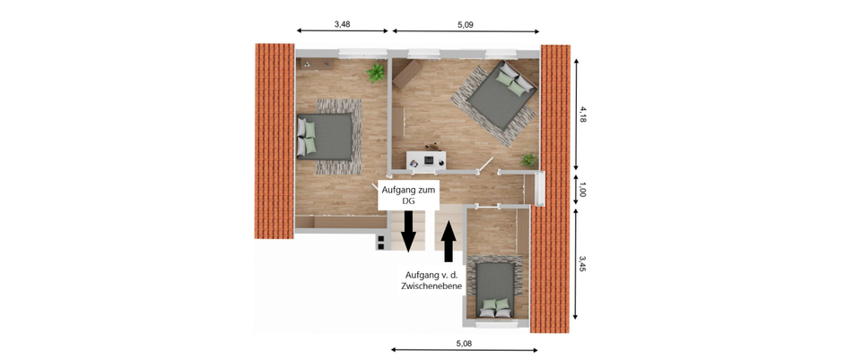 Grundriss Obergeschoss