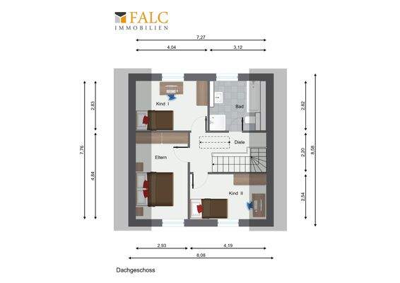 Grundriss Dachgeschoss