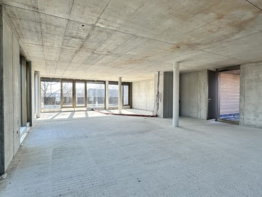 Räume im Rohbauzustand
