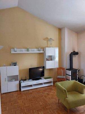 Wohnraum mit Kaminofen