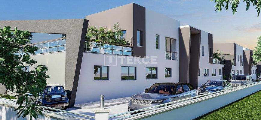 2+1 Apartments with Gardens and Terraces in North Cyprus