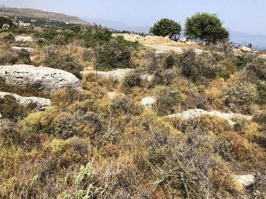 Kreta, Gerani: Erstklassiges Grundstück mit Meerblick nahe Rethymno zu verkaufen