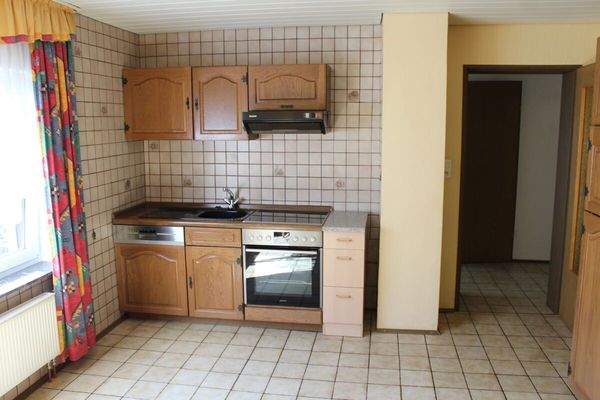 Küche mit Einbauten