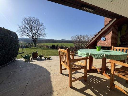 Ausblick von der Terrasse