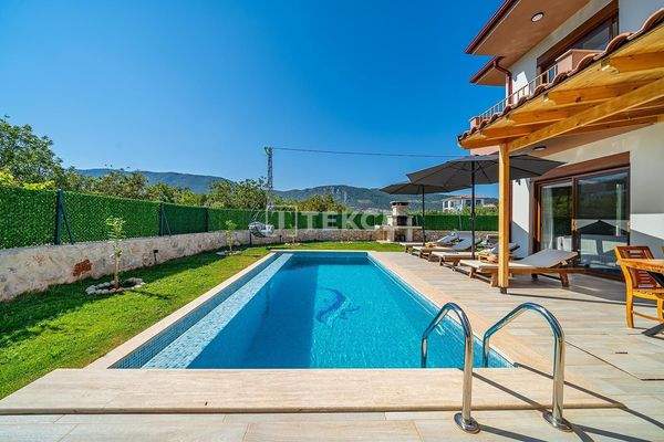 Detached Furnished Villa with Pool and Parking in Kaş Antalya