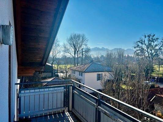 Ausblick Balkon