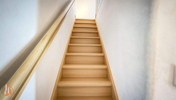 Treppe zum Obergeschoss - (KI generiert)