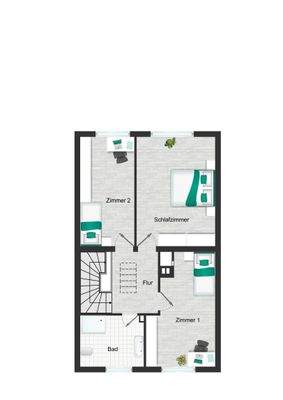 Grundriss Obergeschoss