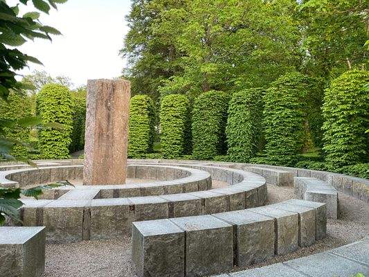 An der Strandpromenade in Göhren