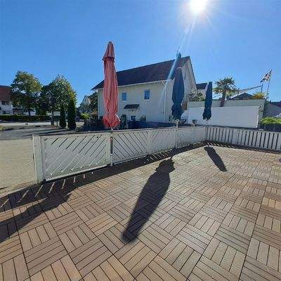 Terrasse im Erdgeschoss