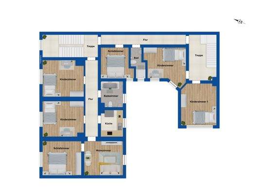 Grundriss Obergeschoss