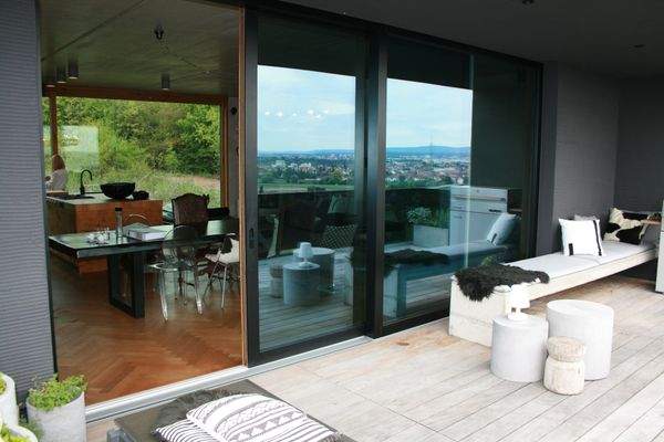 Detailblick Dachterrasse