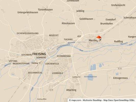 Geolyzer Kartenausschnitt