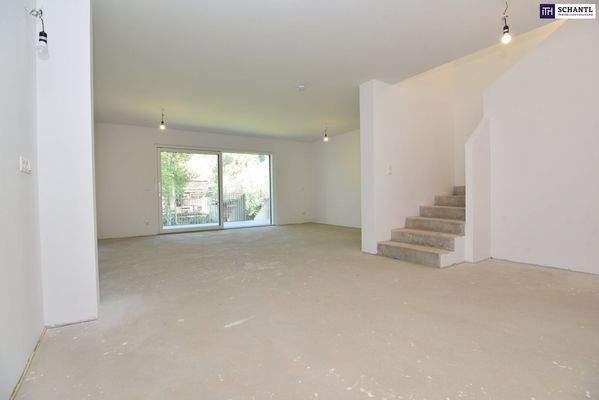 Küche mit Blickrichtung Garten