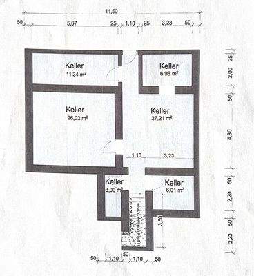 Villa Grundriss Keller