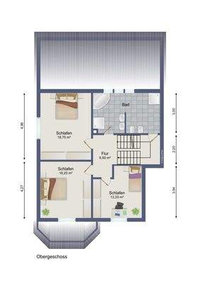 Grundriss Obergeschoss