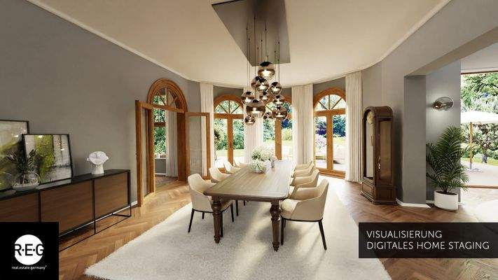 Rundbogenzimmer - Visualisierung 