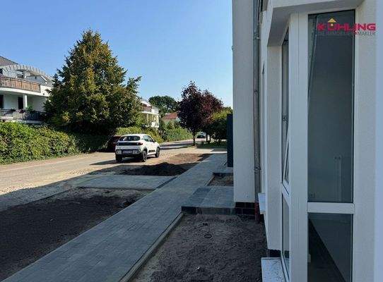 Hauseingangsbereich  in Neugestaltung