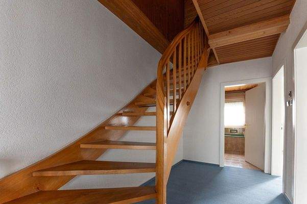 Treppe ins Dachgeschoss