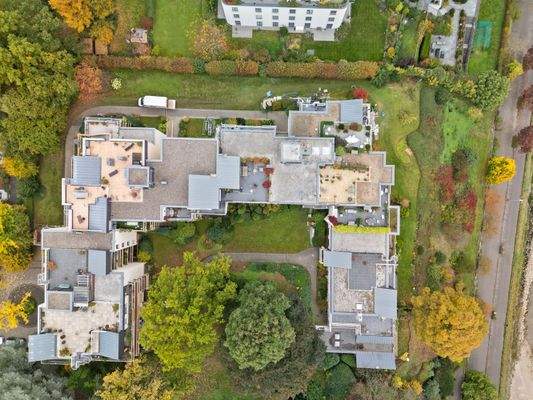 Luftansicht der Wohnanlage