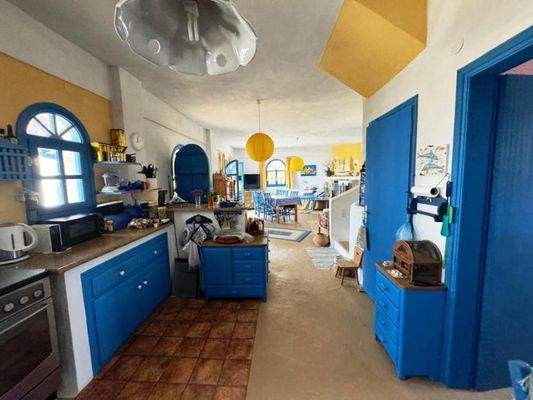 Südostkreta, Koutsounari: Haus auf zwei Ebenen mit herrlichem Meerblick zu verkaufen